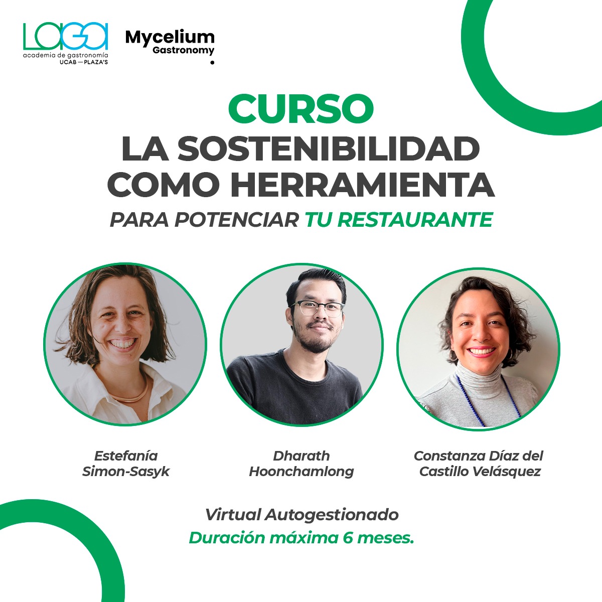 Curso. Sostenibilidad en la gastronomía.