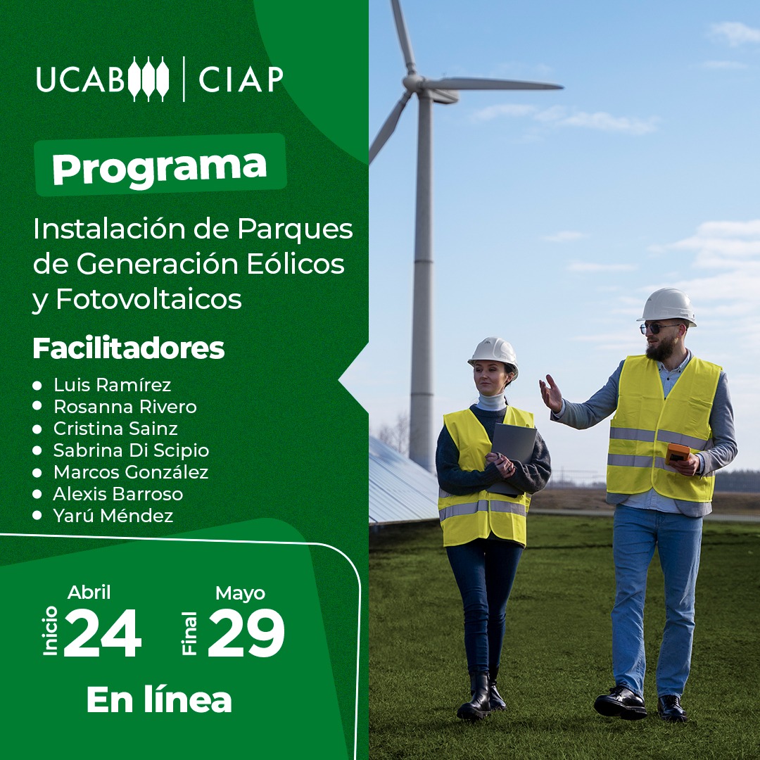 Programa. Instalación de parques de generación eólicos y fotovoltaicos.