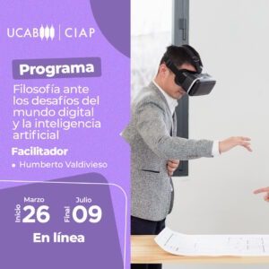 Programa. Filosofía ante los desafíos del mundo digital y la inteligencia artificial.