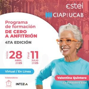 Programa de formación. De cero a anfitrión.