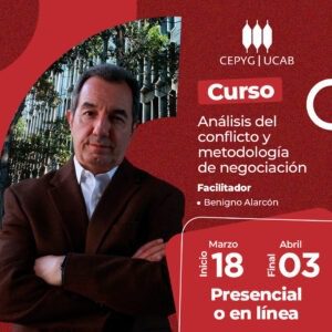 Curso. Análisis del conflicto y metodología de negociación.
